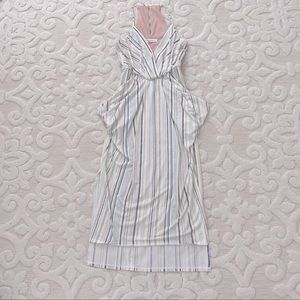 BCBG Faux Wrap Midi Dress XS